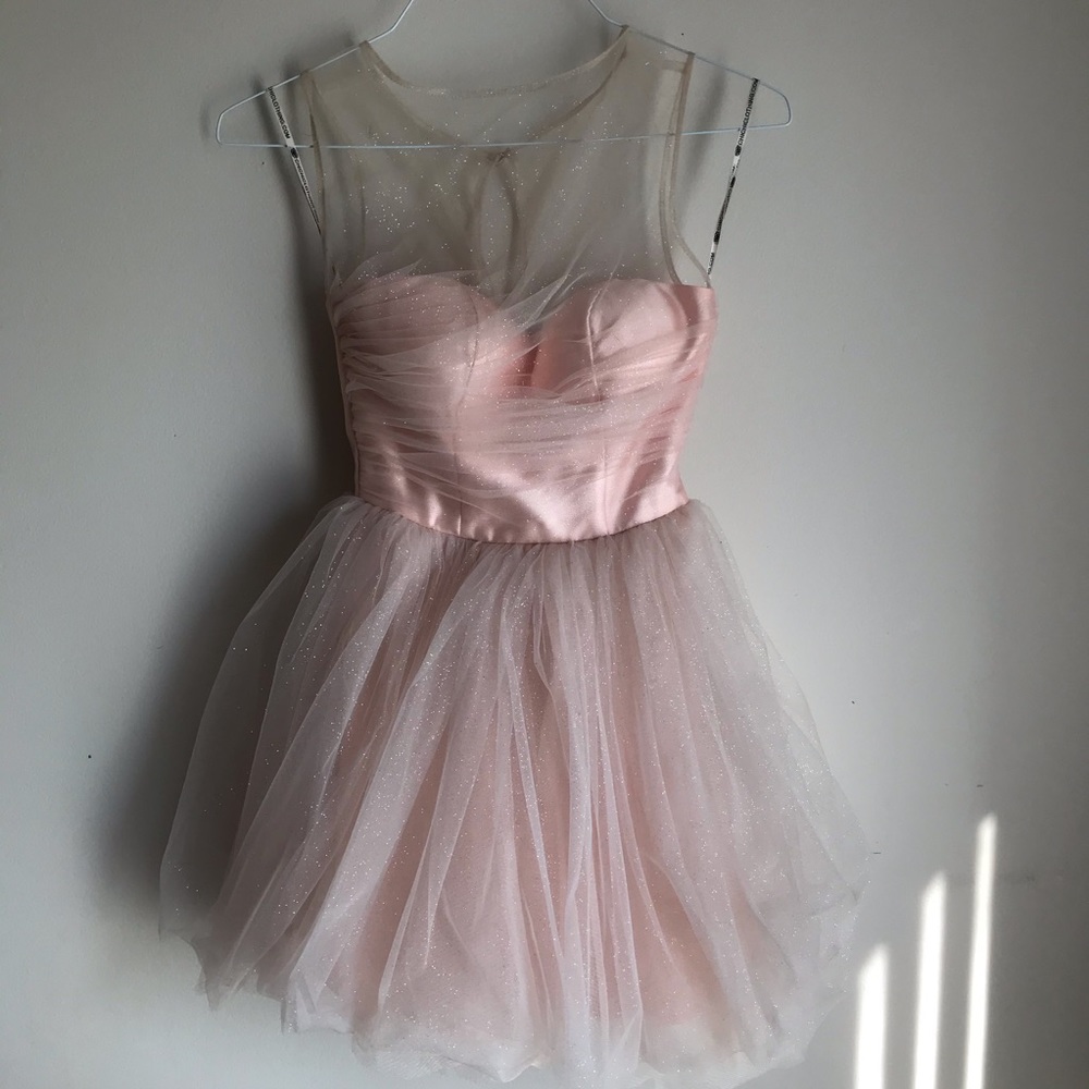 Chi Chi London Tulle Mini Dress Prom Dress